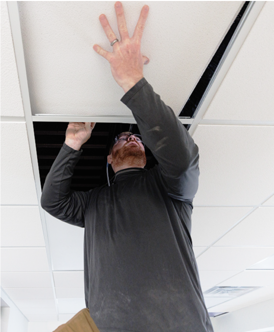 Acoustical Ceiling Installation