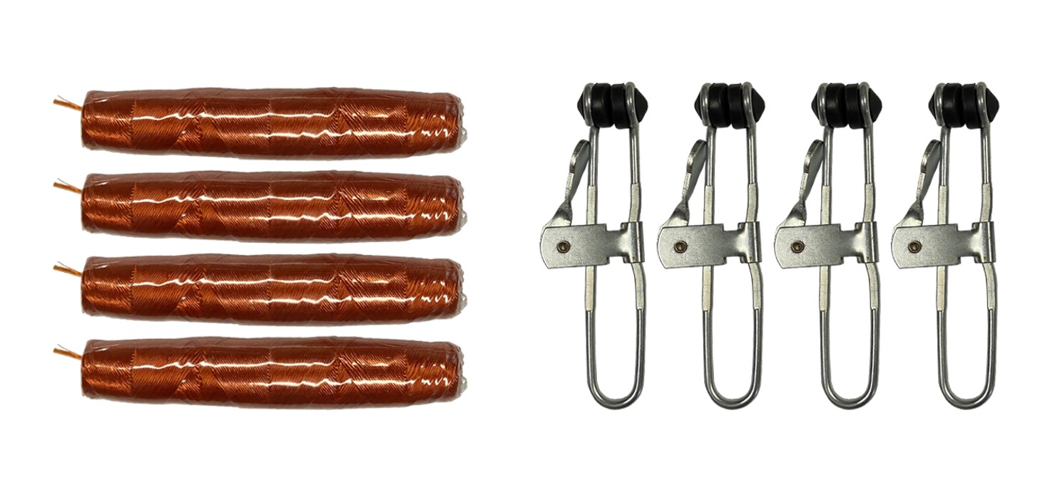 level line and grid clamps for acoustical ceilings