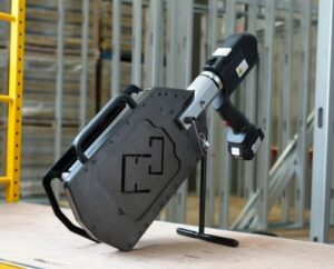 TrueShear battery-powered steel stud shearing tool